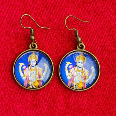 Серьги с Вишну